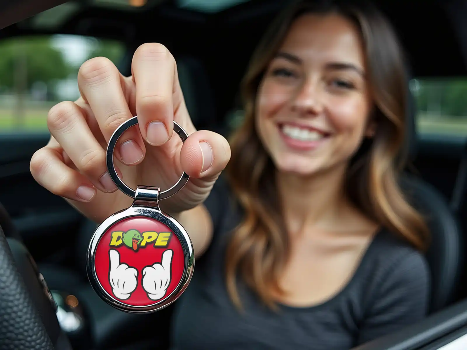 Photo Keychain High-End Style Strong Design